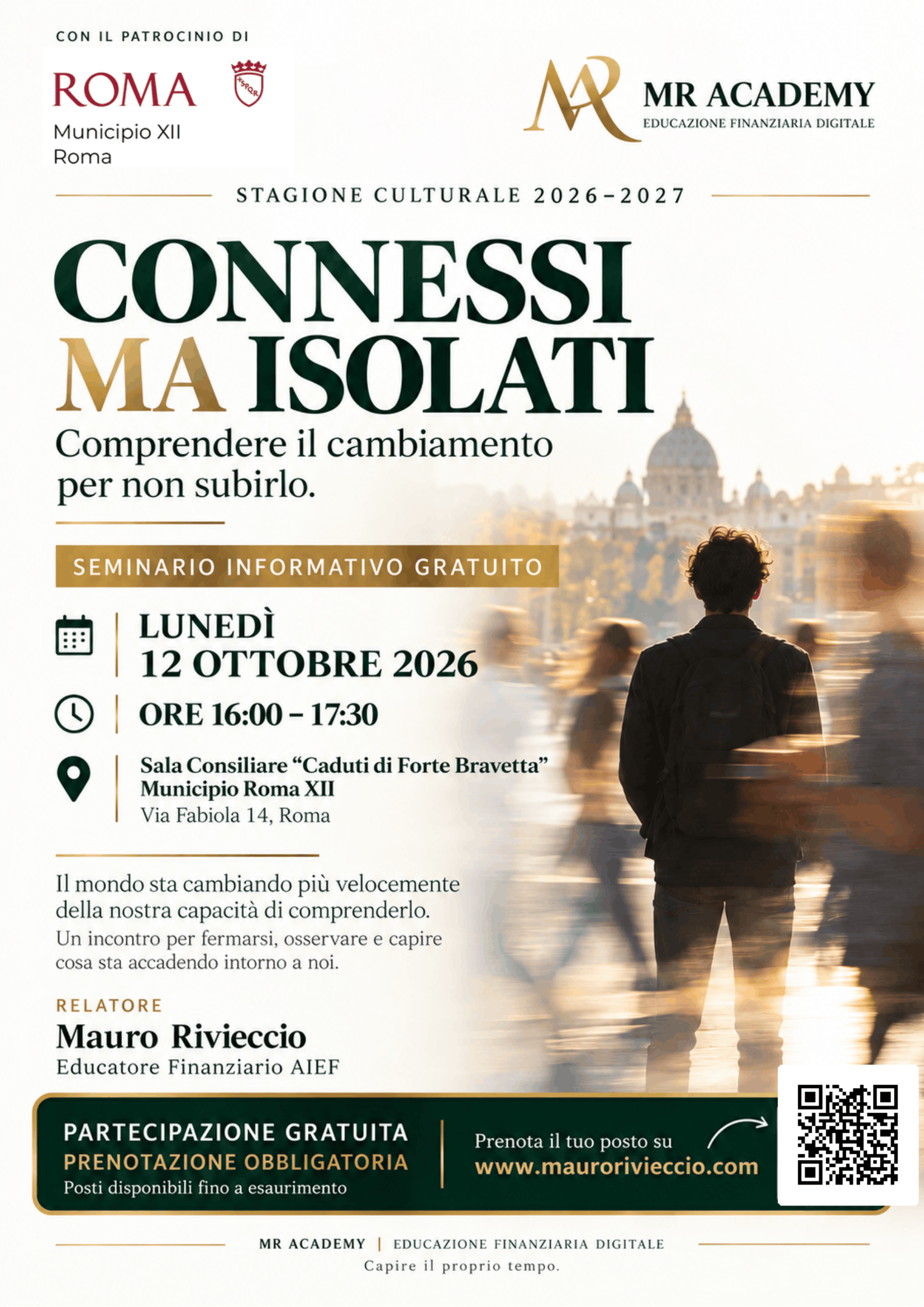Locandina Connessi ma isolati - Mauro Rivieccio